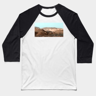 Mount Sharp, Mars, Curiosity image (C029/2997) Baseball T-Shirt